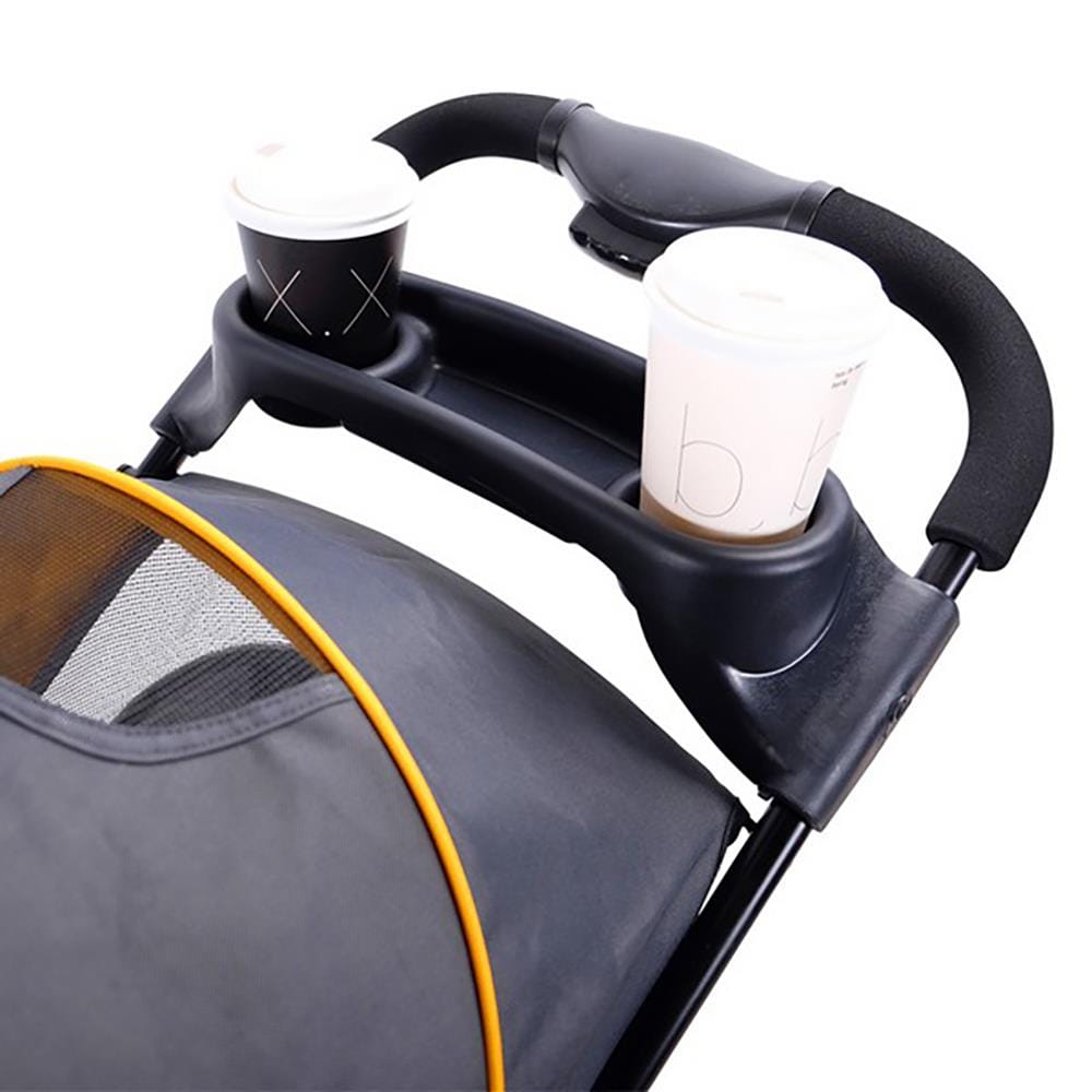 รถเข็น Ibiyaya Cloud9 pet stroller mustard yellow
