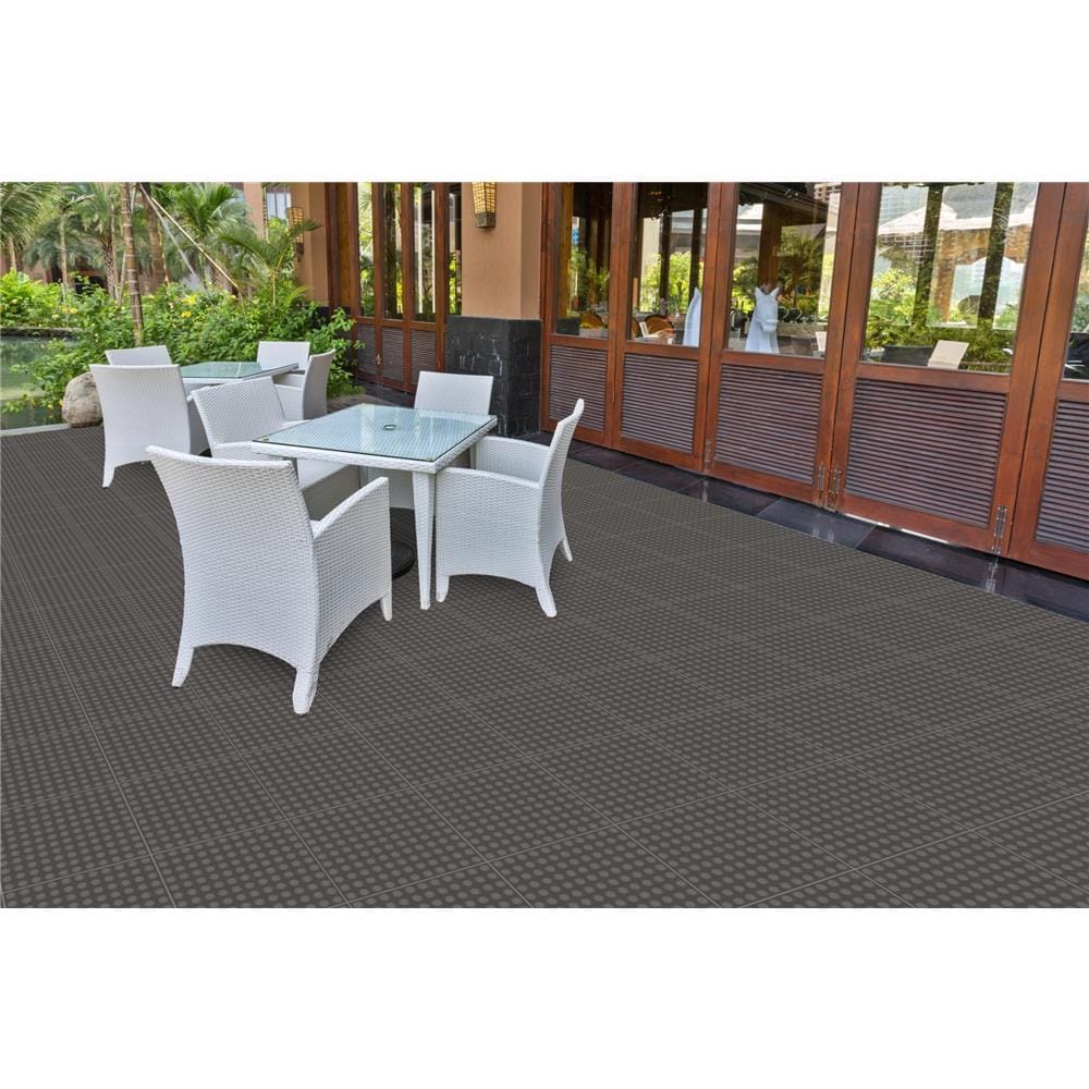 กระเบื้องพื้น 12x12 นิ้ว DURAGRES ไซเคิล ดำ A