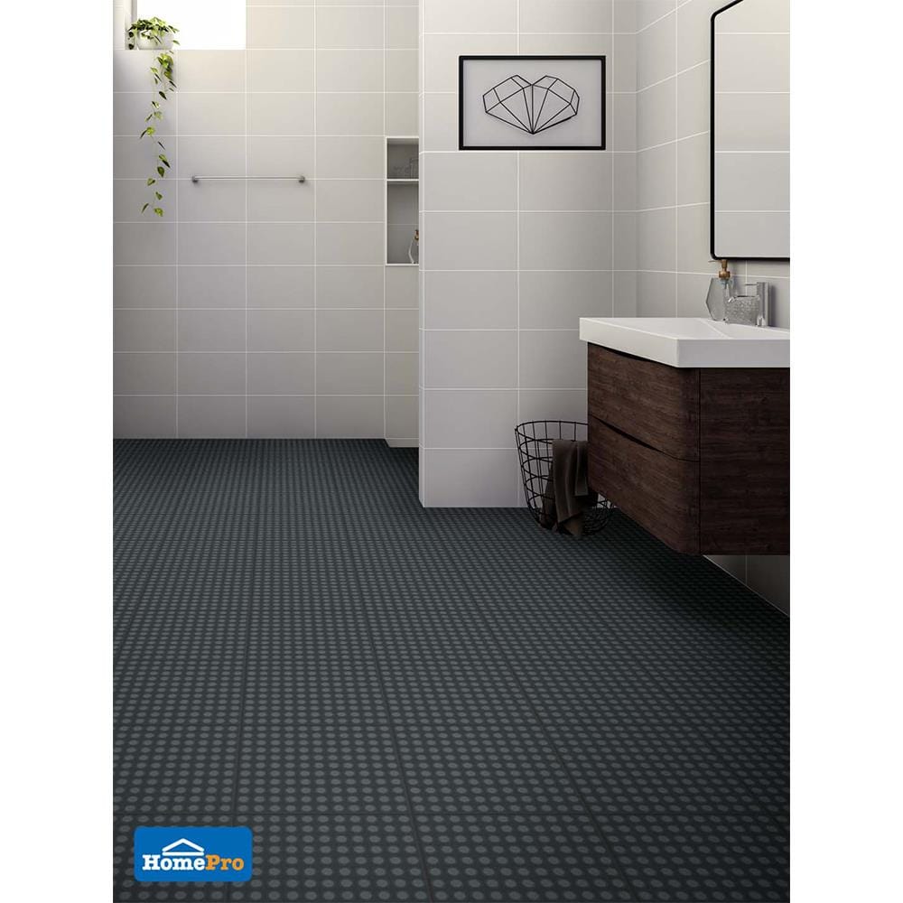 กระเบื้องพื้น 12x12 นิ้ว DURAGRES ไซเคิล ดำ A