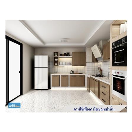 ตู้จบมุมสี่เหลี่ยม PARAZZO ENZO 30x80x30 ซม. สีช็อกโกแลต_2
