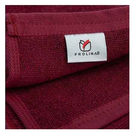 ผ้าขนหนู FROLINA GRACE 27x54 นิ้ว สี BURGUNDY_3