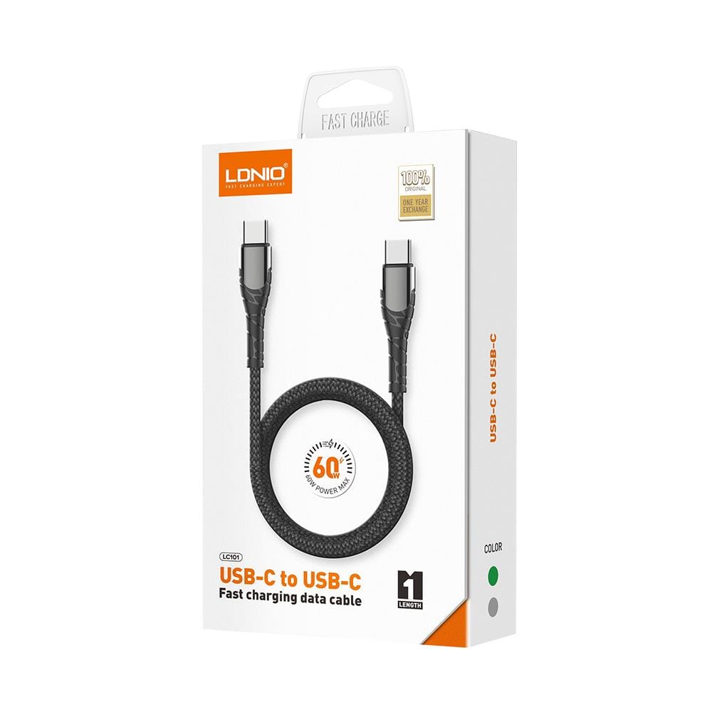 สายชาร์จ USB TYPE-C LDNIO LC101