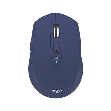 เม้าส์ไร้สาย 2 ฟังก์ชัน ANITECH W226 สีน้ำเงิน