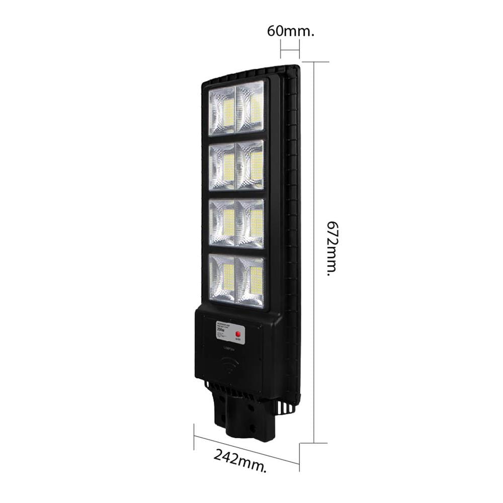 ไฟถนน SOLAR LAMPTAN SUNNY 150 วัตต์ DAYLIGHT สีดำ