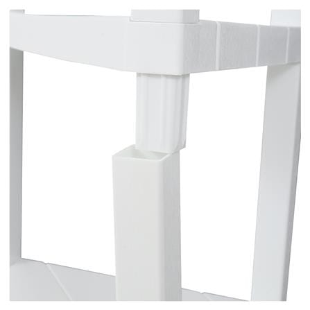 ชั้นวางของเข้ามุม 4 ชั้น STACKO BRICK 46.5x33x100 ซม. สีขาว_2