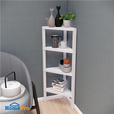 ชั้นวางของเข้ามุม 4 ชั้น STACKO BRICK 46.5x33x100 ซม. สีขาว_3