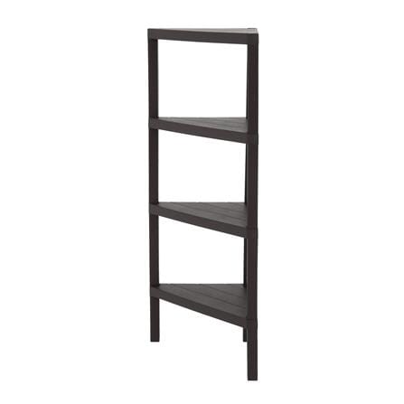 ชั้นวางของเข้ามุม 4 ชั้น STACKO BRICK 46.5x33x100 ซม. สีน้ำตาล