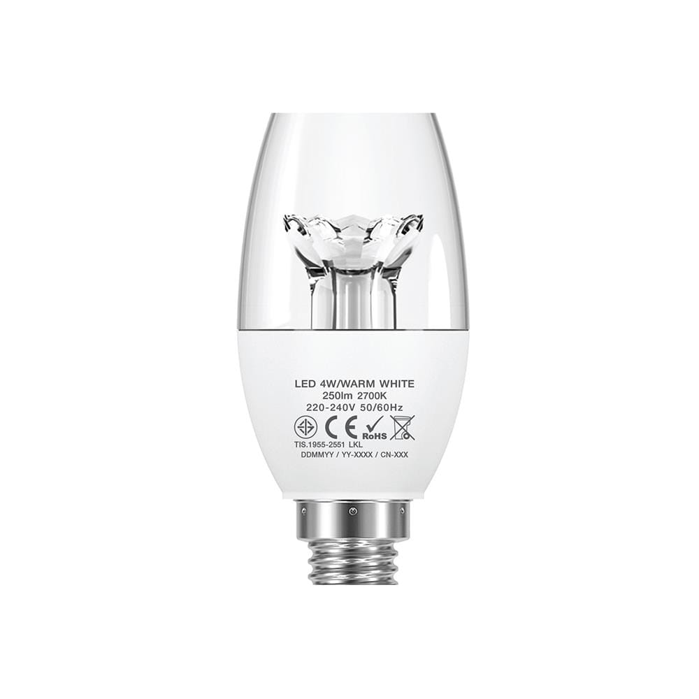 หลอด LED LEKISE C35 CANDLE STAR 4 วัตต์ WARMWHITE E14