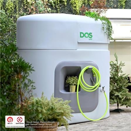 ถังเก็บน้ำ DOS WATER PAC PRO 1500 ลิตร+ปั๊มน้ำ GRUNDFOS CMB3-46PM1 สี CLOUDY GREY_6