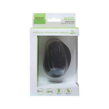 เมาส์ไร้สาย ANITECH ERGONOMIC W225_3