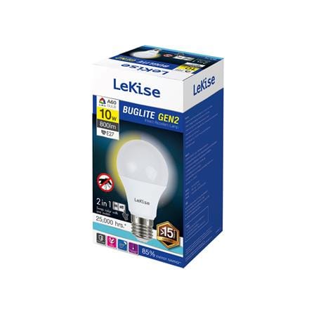 หลอด LED LEKISE BUGLITE 10 วัตต์ DAYLIGHT/YELLOW E27_2