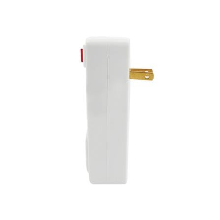 ปลั๊กแปลง 2 ขาแบน 1 ช่อง 1 สวิตช์ 1USB 1TYPE-C DATA AL39 10 แอมป์ สีขาว_2