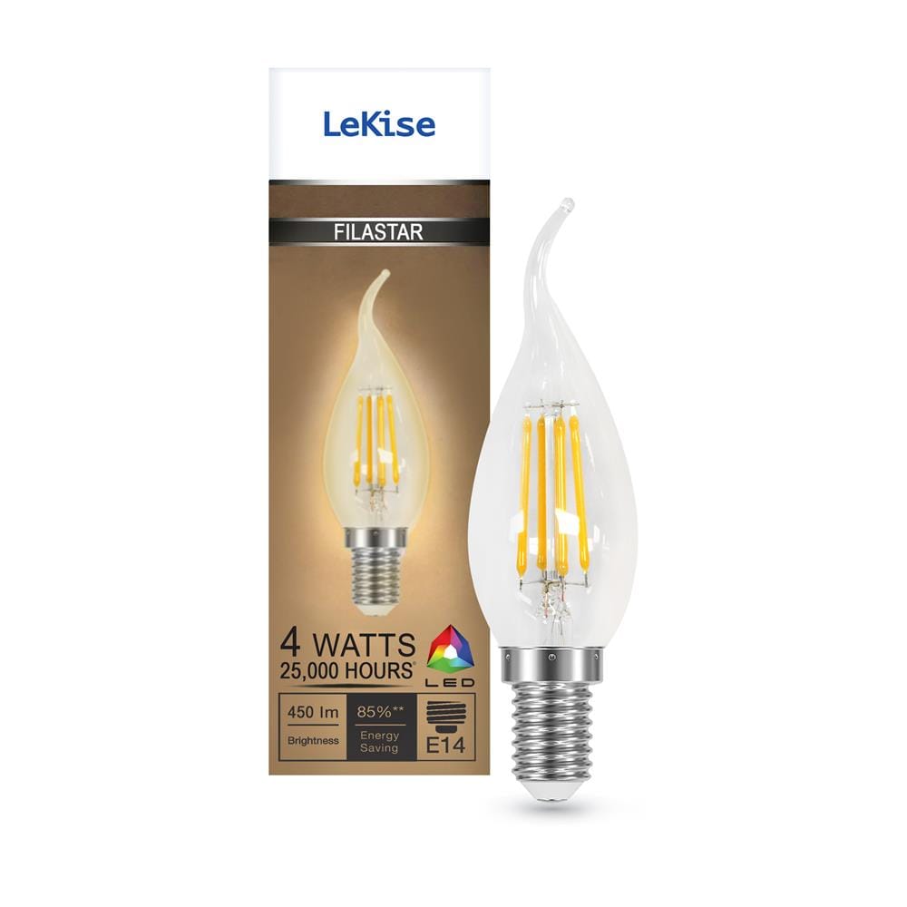 หลอด LED LEKISE OPERA FILA STAR 4 วัตต์ WARMWHITE E14