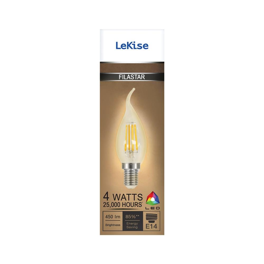 หลอด LED LEKISE OPERA FILA STAR 4 วัตต์ WARMWHITE E14