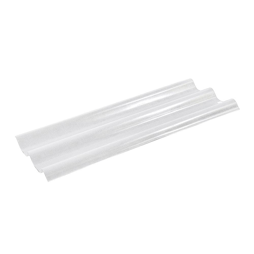 แผ่นโปร่งแสง ลอนคู่ ผิวส้ม SUNSHIELD 1.5 มม. 0.51X1.2 ม. สีใส