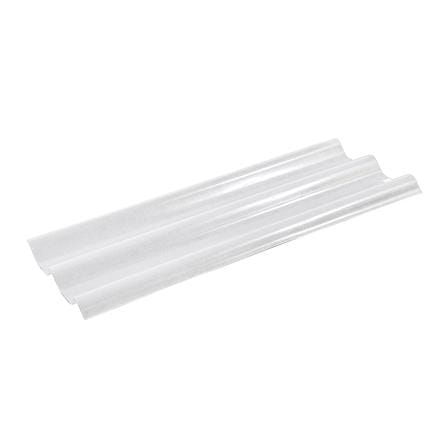 แผ่นโปร่งแสง ลอนคู่ ผิวส้ม SUNSHIELD 1.5 มม. 0.51X1.2 ม. สีใส