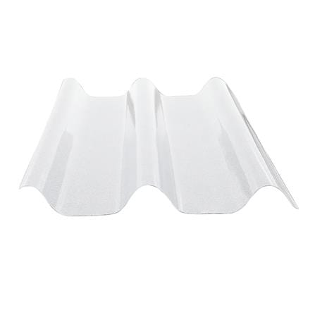 แผ่นโปร่งแสง ลอนคู่ ผิวส้ม SUNSHIELD 1.5 มม. 0.51X1.2 ม. สีใส_2
