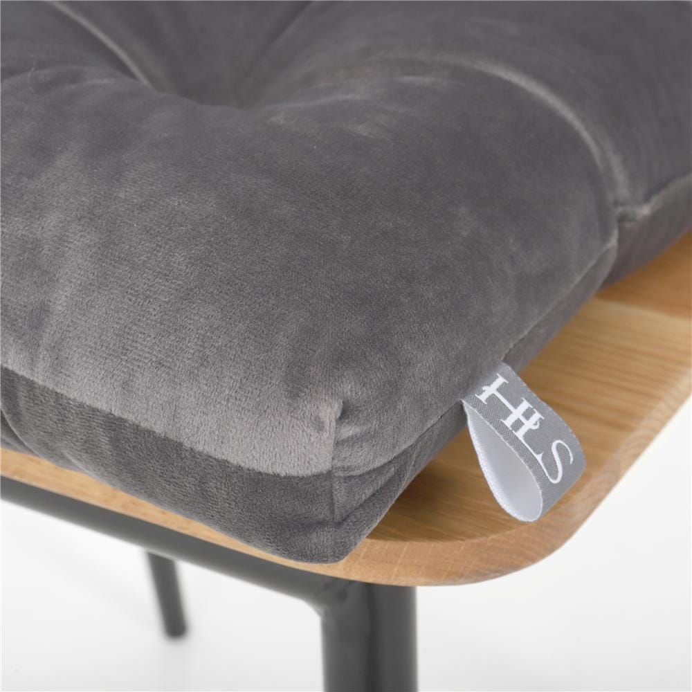 เบาะรองนั่ง HOME LIVING STYLE FINE 17x20 นิ้ว สีเทา