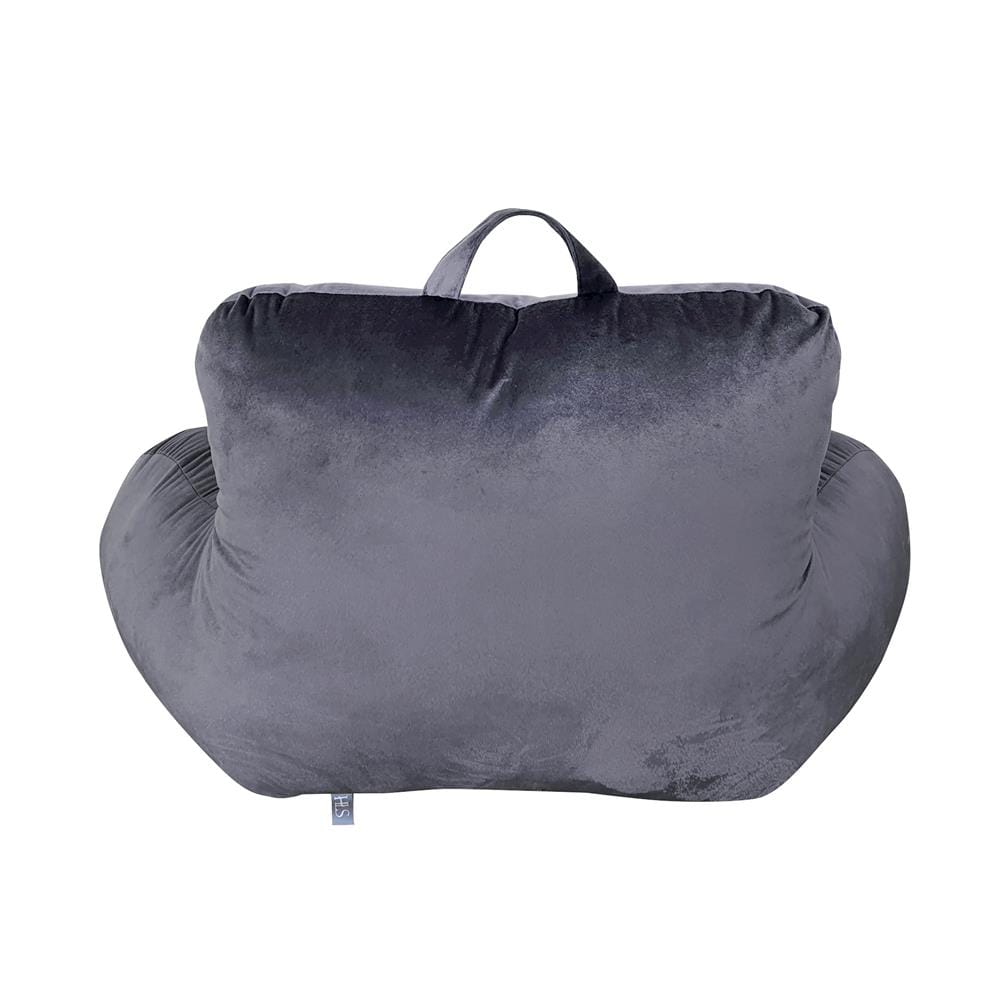 เบาะรองหลัง HOME LIVING STYLE FUR 18x29 นิ้ว สีเทา
