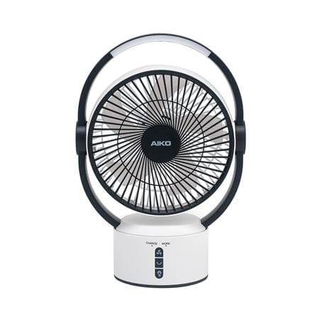 พัดลมตั้งโต๊ะ 9 นิ้ว AIKO KN-L2819-WBK สีขาว/ดำ_0