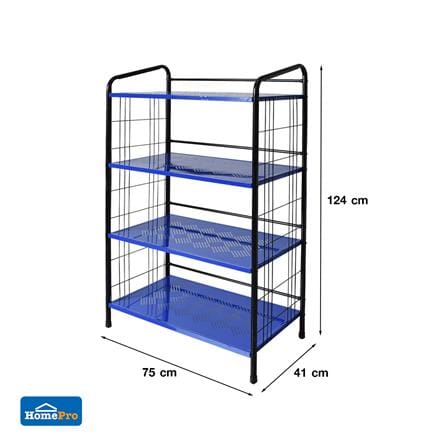 ชั้นวางของ 4 ชั้น ME LIVING RACK 75x41x124 ซม. สีน้ำเงิน_6