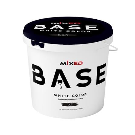 สีเท็กเจอร์ ILOFT MIXED BASE สีขาว 10 กก._0