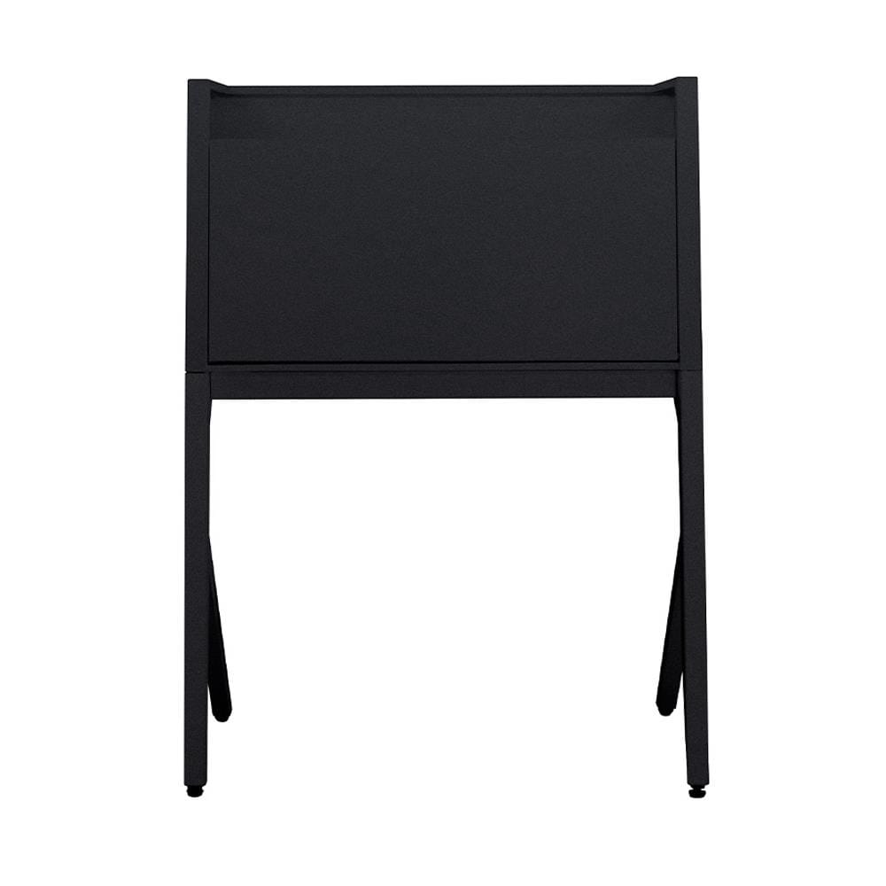 โต๊ะทำงานเหล็ก KIOSK BV-01 90 ซม. สีดำ