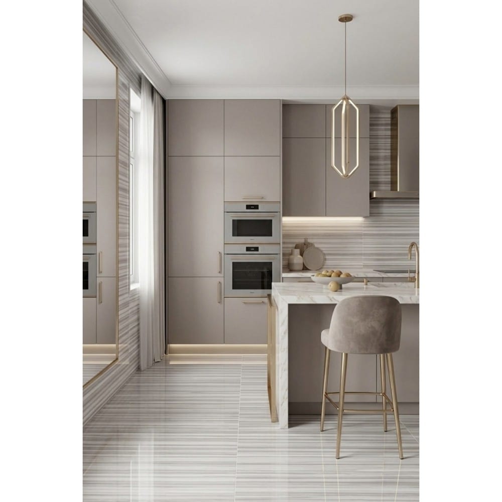 กระเบื้องพื้นพอร์ซเลน 60x90 ซม. MAxIMUS สทริพ เทา 1.08M2