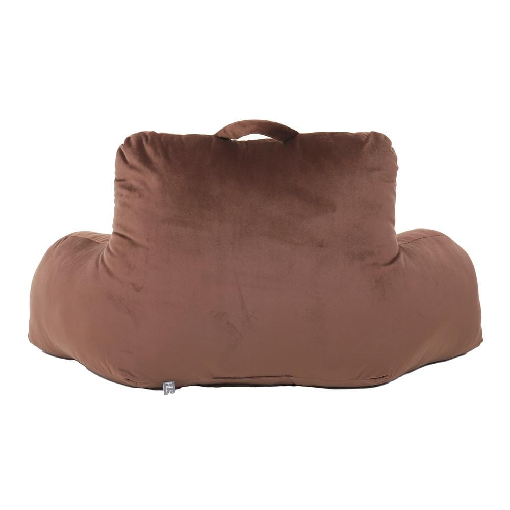 เบาะรองหลัง HOME LIVING STYLE FUR 18x29 นิ้ว สีน้ำตาล