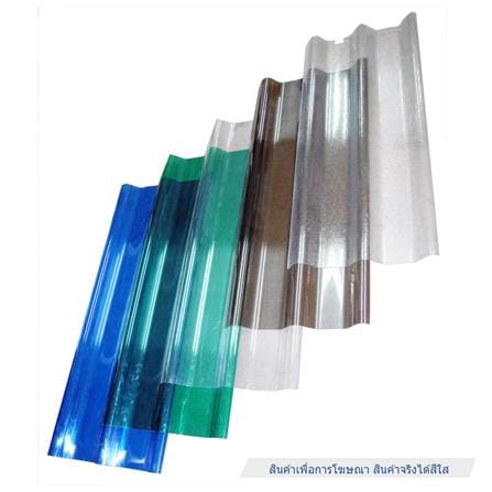 แผ่นโปร่งแสง ลอนคู่ ผิวเรียบ SUNSHIELD 1.2 มม. 0.51X1.5 ม. สีใส_3