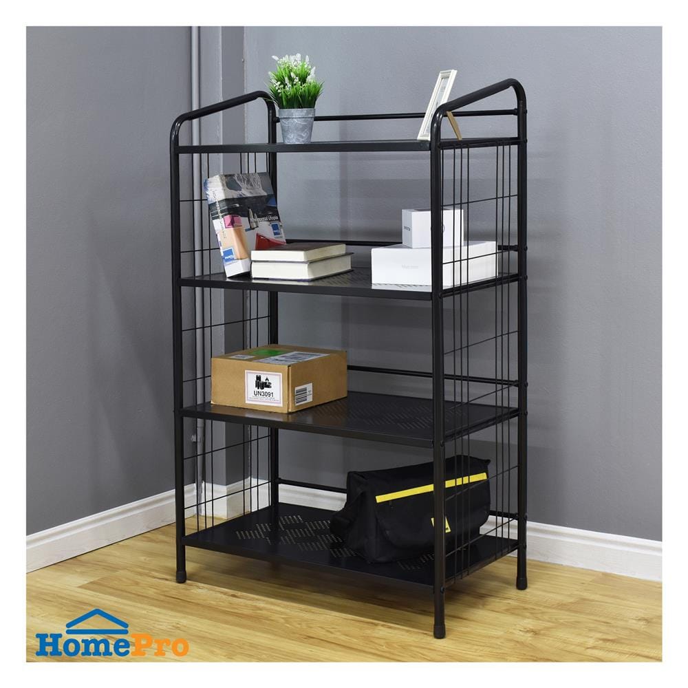 ชั้นวางของ 4 ชั้น ME LIVING RACK 75x41x124 ซม. สีดำ