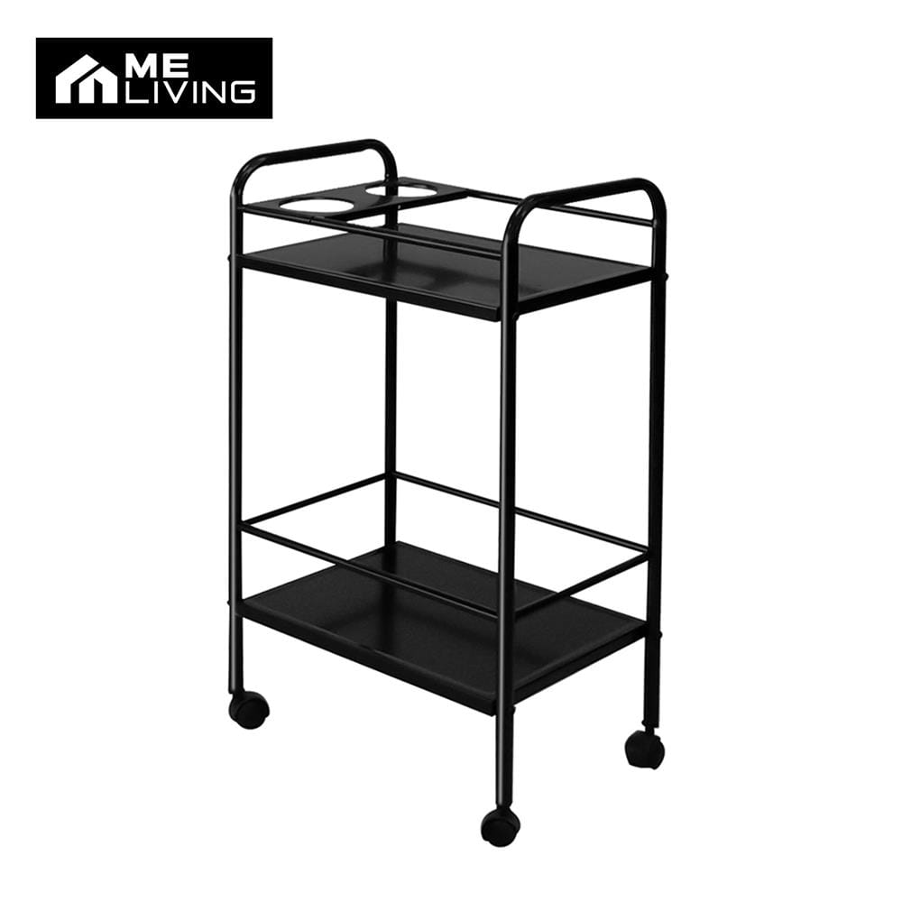 ชั้นวางของ 2 ชั้น มีล้อ ME LIVING BAR-S 44x31x81 ซม. สีดำ_0