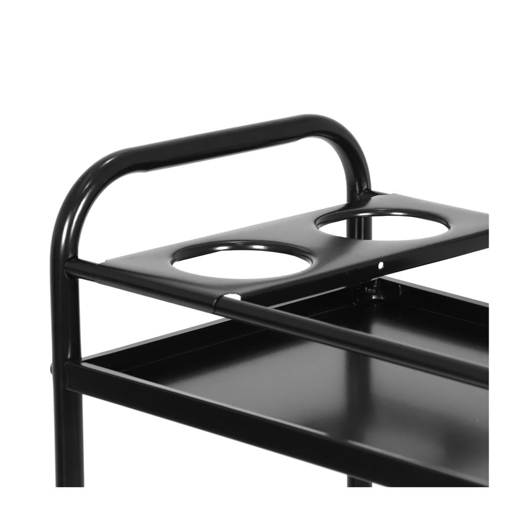ชั้นวางของ 2 ชั้น มีล้อ ME LIVING BAR-S 44x31x81 ซม. สีดำ