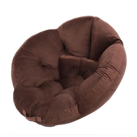 เบาะรองนั่ง HOME LIVING STYLE FLOWER 34x43 นิ้ว สีน้ำตาล_1