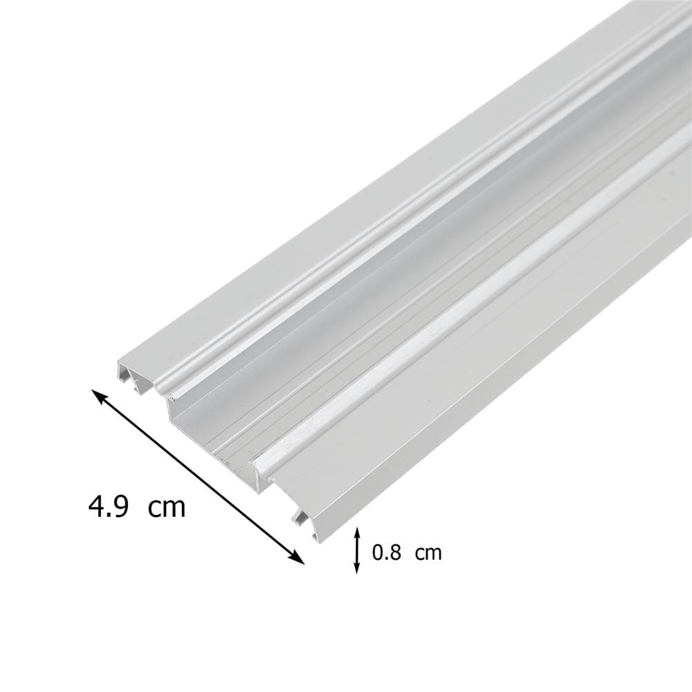 อะลูมิเนียมแคมปิ้ง(หนีบ) SUNSHIELD 0.8X4.90X245 ซม.