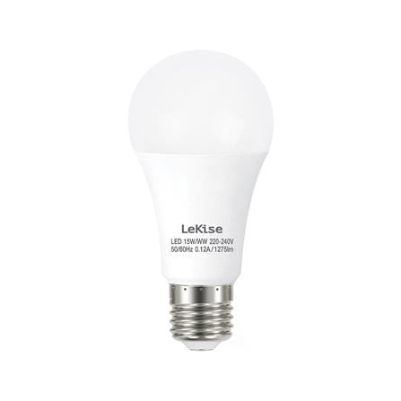 หลอด LED LEKISE A60 TOP 15 วัตต์ WARMWHITE E27