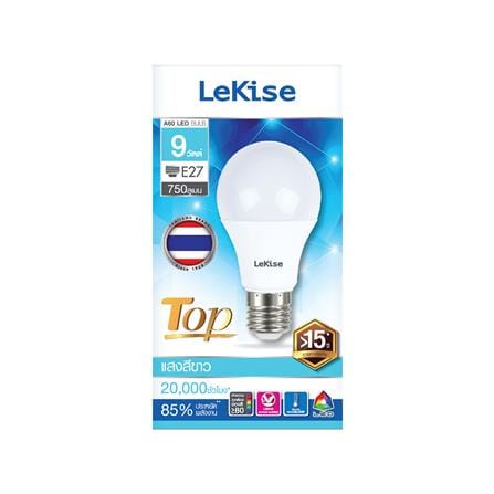 หลอด LED LEKISE A60 TOP 9 วัตต์ DAYLIGHT E27_1