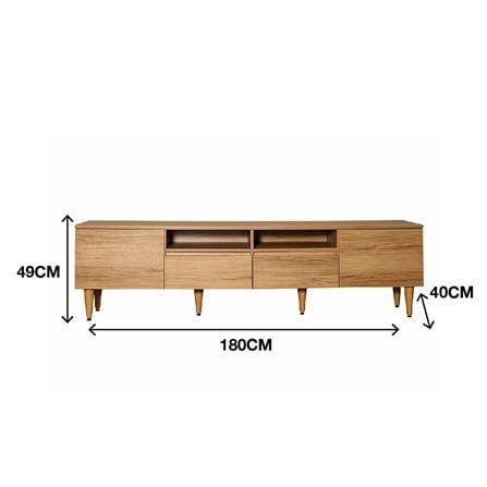 ตู้วางทีวี FURINTREND NORDIC 1 180 ซม. สี VINTAGE OAK_5