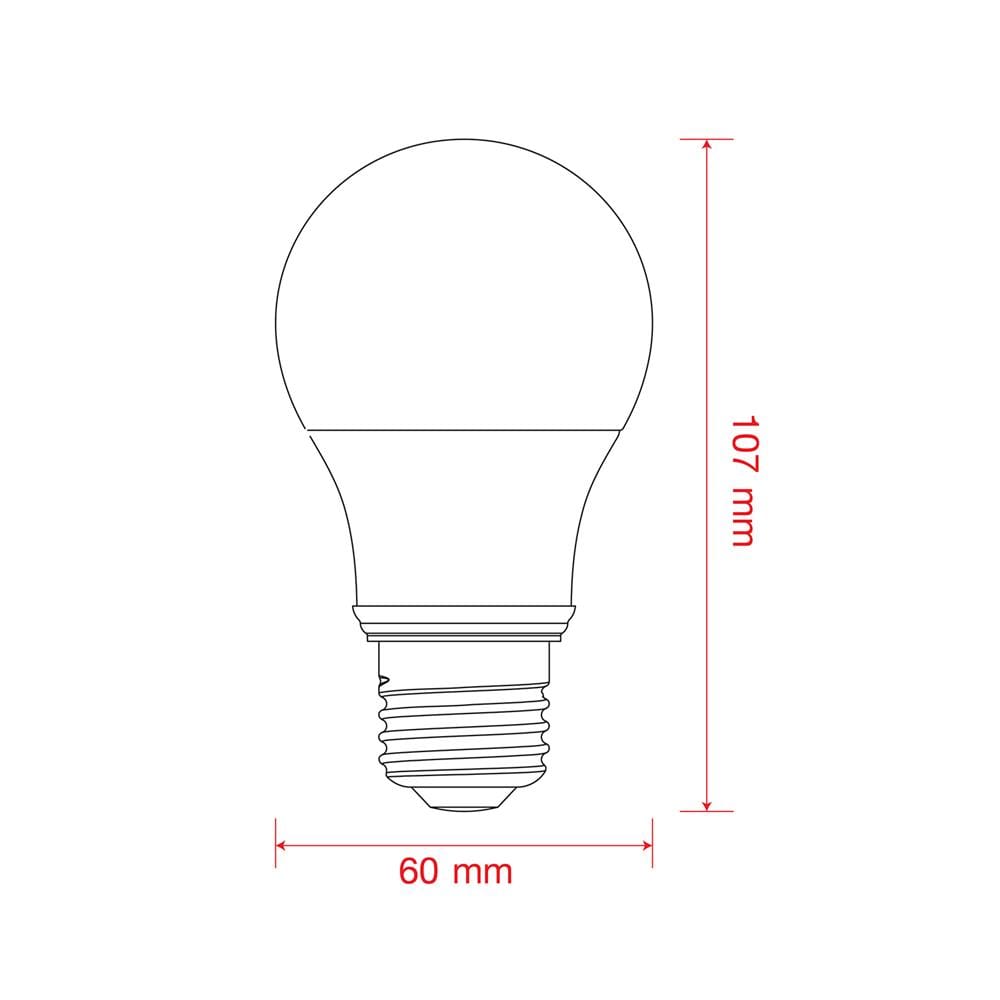 หลอด LED LEKISE A60 KLASSIC 5 วัตต์ WARMWHITE E27