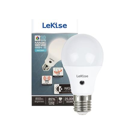 หลอด LED LEKISE LIGHT SENSOR 10 วัตต์ DAYLIGHT E27_1