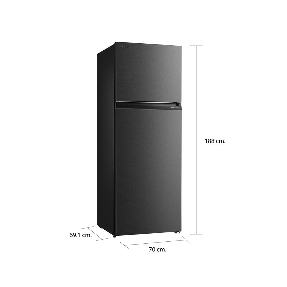 ตู้เย็น 2 ประตู TOSHIBA GR-RT624WE-PMT(06) 16.4 คิว สีเทา