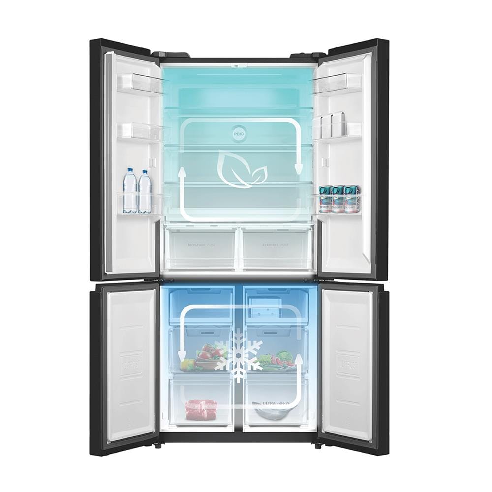 ตู้เย็น MULTI DOOR TOSHIBA GR-RF610WE-PGT(22) 17.8 คิว กระจกดำ