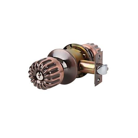 ลูกบิดประตู หัวฟักทอง VECO 905-AC-ET สีทองแดงรมดำ_0
