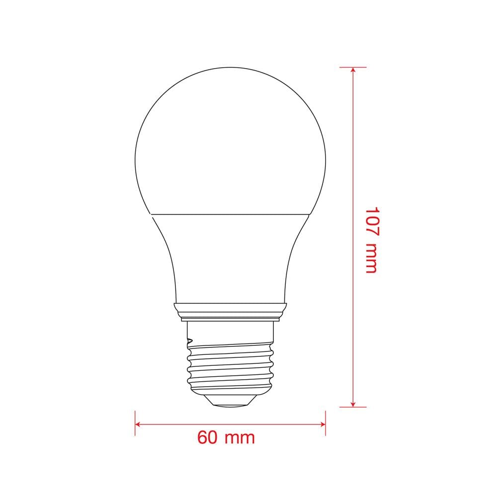 หลอด LED LEKISE A60 KLASSIC 7 วัตต์ DAYLIGHT E27