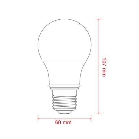 หลอด LED LEKISE A60 KLASSIC 7 วัตต์ DAYLIGHT E27_2
