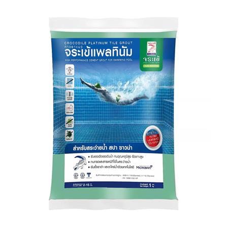 กาวยาแนว จระเข้ แพลทินัม 1 กก. สีเขียวพรมศิลา_0
