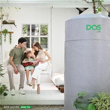 ถังเก็บน้ำ DOS NATURA WTP 1000 ลิตร+ปั๊มน้ำ HITACHI WMP-XX250W สี OXFORD GREY GRANITE_4