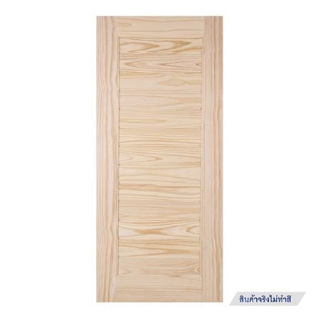 ประตูไม้สนนิวซีแลนด์ MODERN DOORS L.162 80X200 ซม. สีธรรมชาติ ไม่เจาะลูกบิด_0