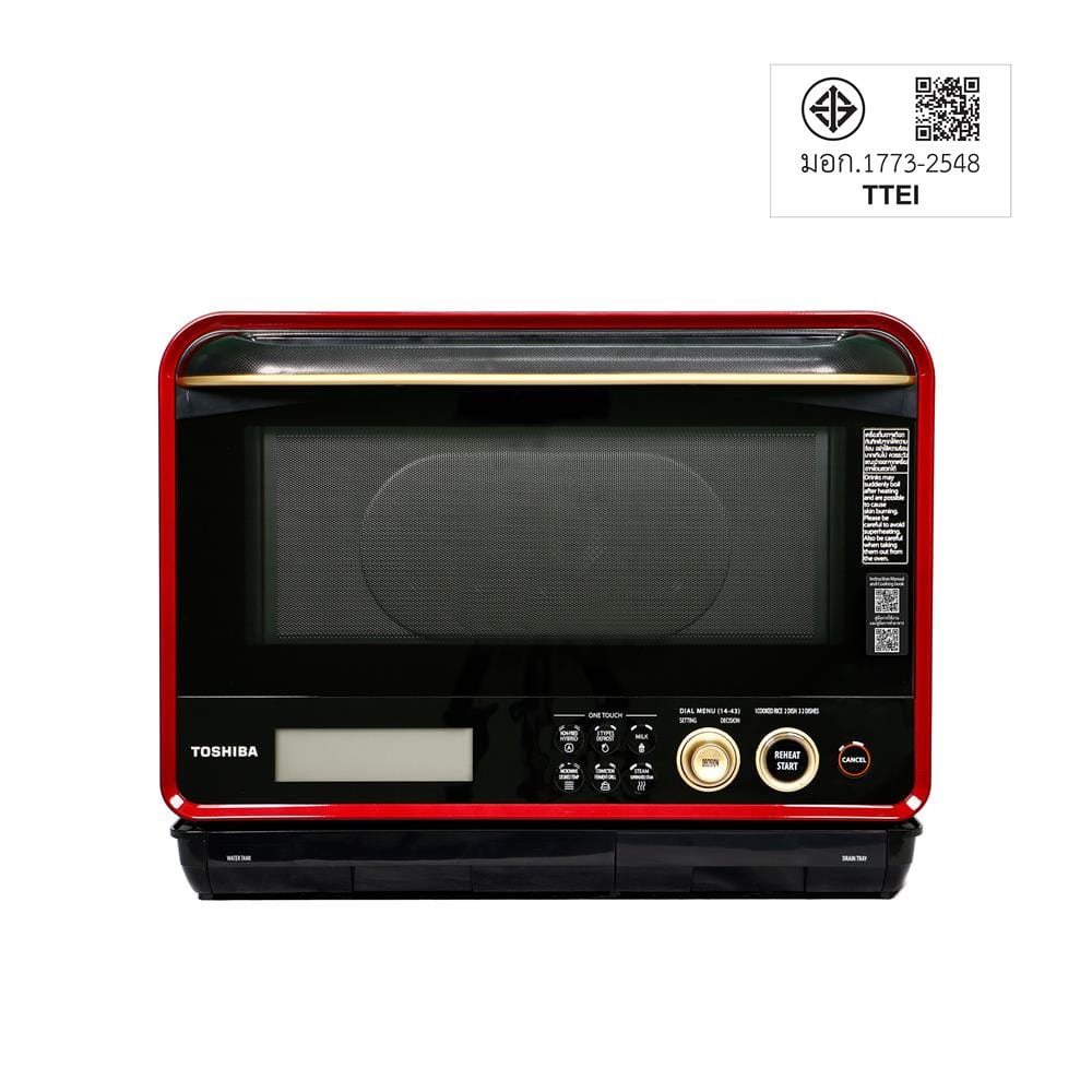 ไมโครเวฟระบบอบไอน้ำ TOSHIBA ER-ND300C(R) 30 ลิตร