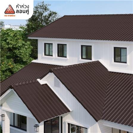 ครอบ 3 ทาง Y ลอนคู่ ตราห้าห่วง 42x47x16.5 ซม. สีน้ำตาลคลาสสิค_1